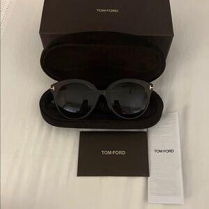 Tom Ford Brown Gradient Sunglasses
